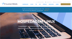 Desktop Screenshot of clusterweb.com.br